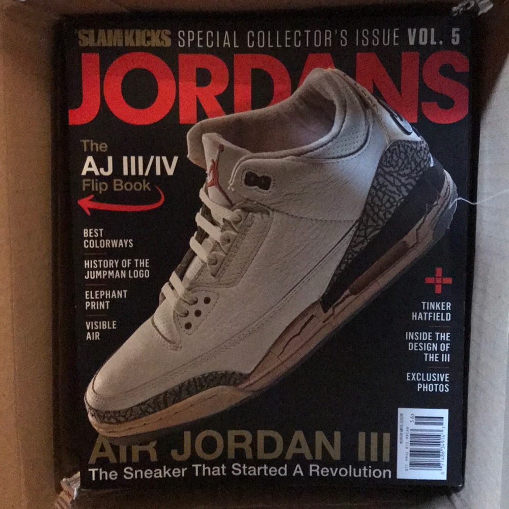 Collectors SLAM magazine KICKS Air Jordan III 3